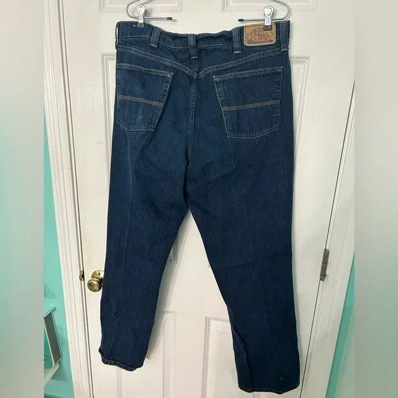 L.L. Bean Dark Wash Natural Fit Jeans - Picture 2 of 4